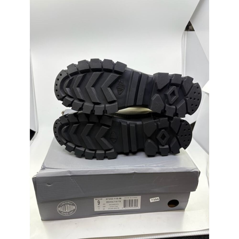 NEW Palladium Revolt Hi TX Ankle Boot 97242-116-M Start White Womens Size 9 - Picture 8 of 9